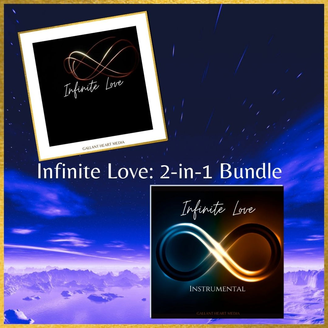 Custom Infinite Love: 2-in-1 Bundle (Custom Lyrics & Instrumental) - Album Art Variety
