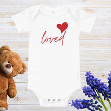 Load image into Gallery viewer, &quot;Loved&quot; Short Sleeve Onesie for Baby &amp; Toddler
