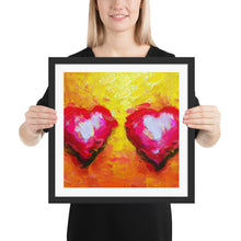 Load image into Gallery viewer, &quot;You&#39;re My Treasure&quot; Hearts - Framed Poster
