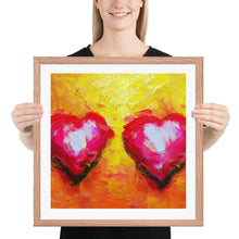 Load image into Gallery viewer, &quot;You&#39;re My Treasure&quot; Hearts - Framed Poster
