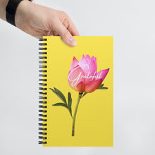 Load image into Gallery viewer, &quot;Grateful&quot; Spiral Notebook with Dotted Pages (NOT Lined)
