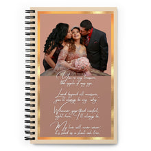 Load image into Gallery viewer, &quot;You&#39;re My Treasure&quot; Spiral Notebook with Dotted Pages (NOT Lined) - Customized
