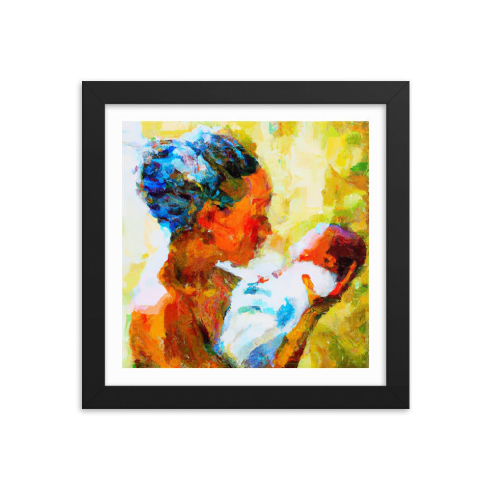 You're My Treasure, Mother & Baby - Framed Poster