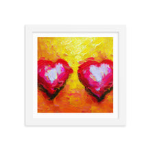 Cargar imagen en el visor de la galería, &quot;You&#39;re My Treasure&quot; Hearts - Framed Poster
