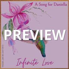 Load and play video in Gallery viewer, &quot;Infinite Love&quot; 2-in-1 Bundle with Song and 16x20 Rainbow Flower Canvas (Customized)
