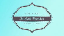 Load image into Gallery viewer, &quot;Baby Is Here&quot; Birth Announcement
