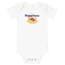 Cargar imagen en el visor de la galería, &quot;Happiness Is Peek-A-Boo&quot; Short Sleeve Onesie for Baby &amp; Toddler
