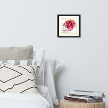 Cargar imagen en el visor de la galería, &quot;Agradecida&quot; Una Celebración de Vida&quot; Album Art Framed Poster (Pink Rose)

