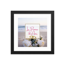 Load image into Gallery viewer, &quot;La Promesa de Amor&quot; Album Art Framed Poster (Beach Bouquet)
