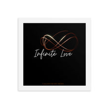 Load image into Gallery viewer, &quot;Infinite Love&quot; Album Art Framed Poster (Infinity Symbol)
