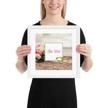 Load image into Gallery viewer, &quot;The Vow&quot; Album Art Framed Poster (Beach Bouquet)
