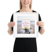 Cargar imagen en el visor de la galería, &quot;La Promesa de Amor&quot; Album Art Framed Poster (Beach Bouquet)
