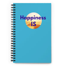 Load image into Gallery viewer, &quot;Happiness Is . . .&quot; Spiral Notebook with Dotted Pages (NOT Lined)
