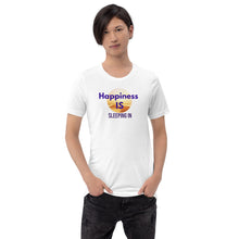 Cargar imagen en el visor de la galería, &quot;Happiness Is. . .&quot; Short-Sleeve Unisex T-Shirt - Fill in the Blank! Press &quot;Personalize Design&quot; Now!
