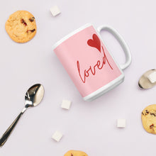Load image into Gallery viewer, &quot;Loved&quot; Mug (Pink/Red)
